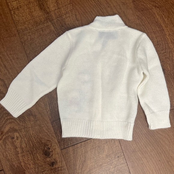 Vintage blue bird button down cardigan sweater baby appliqué 12-18 months - Picture 4 of 6